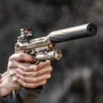 Handgun with Banish 9