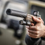 Handgun with Banish 9